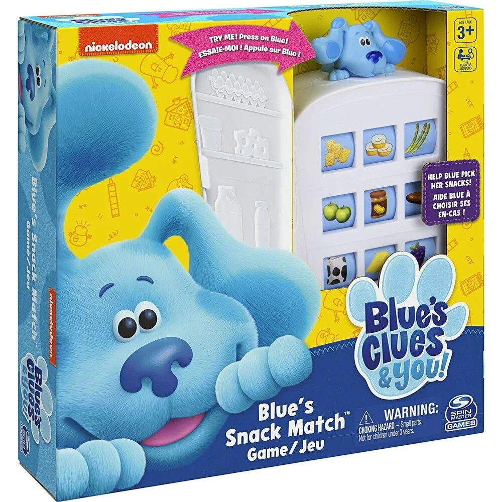 Nickelodeon Blue’s Clues Snack Matching Board Game Family & Kids +3 Yrs